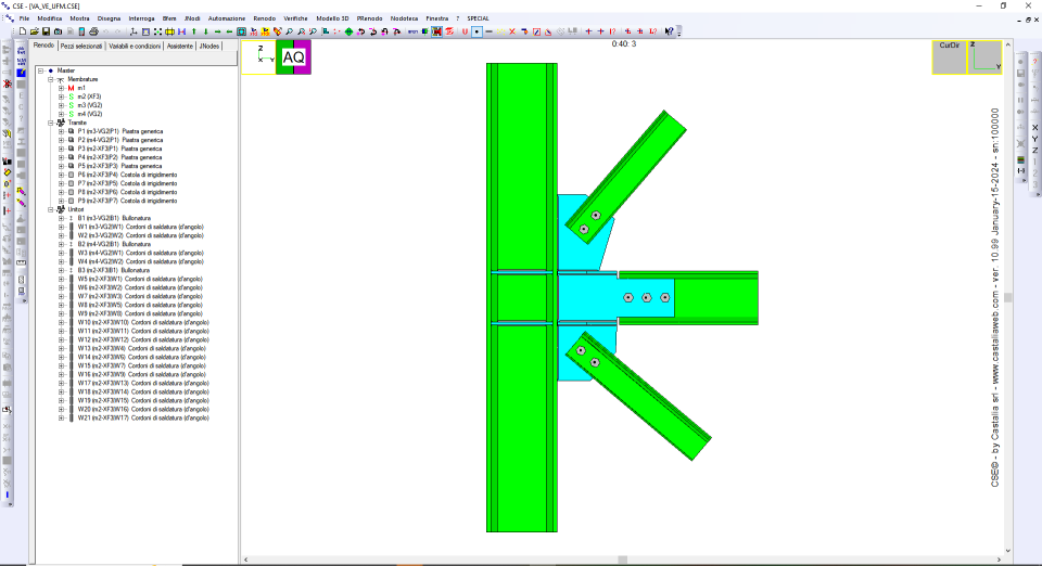 Uniform force method to flange.
